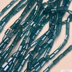 3x6mm Baget Kristal Buzlu Firuze Rengi