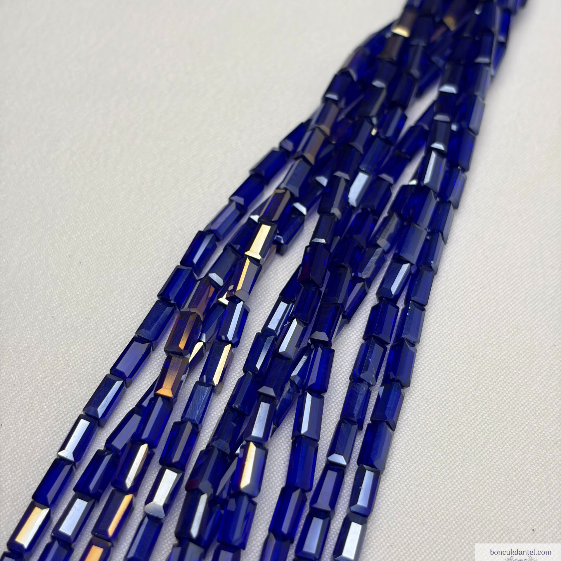 3x6mm Baget Kristal Saks Rengi