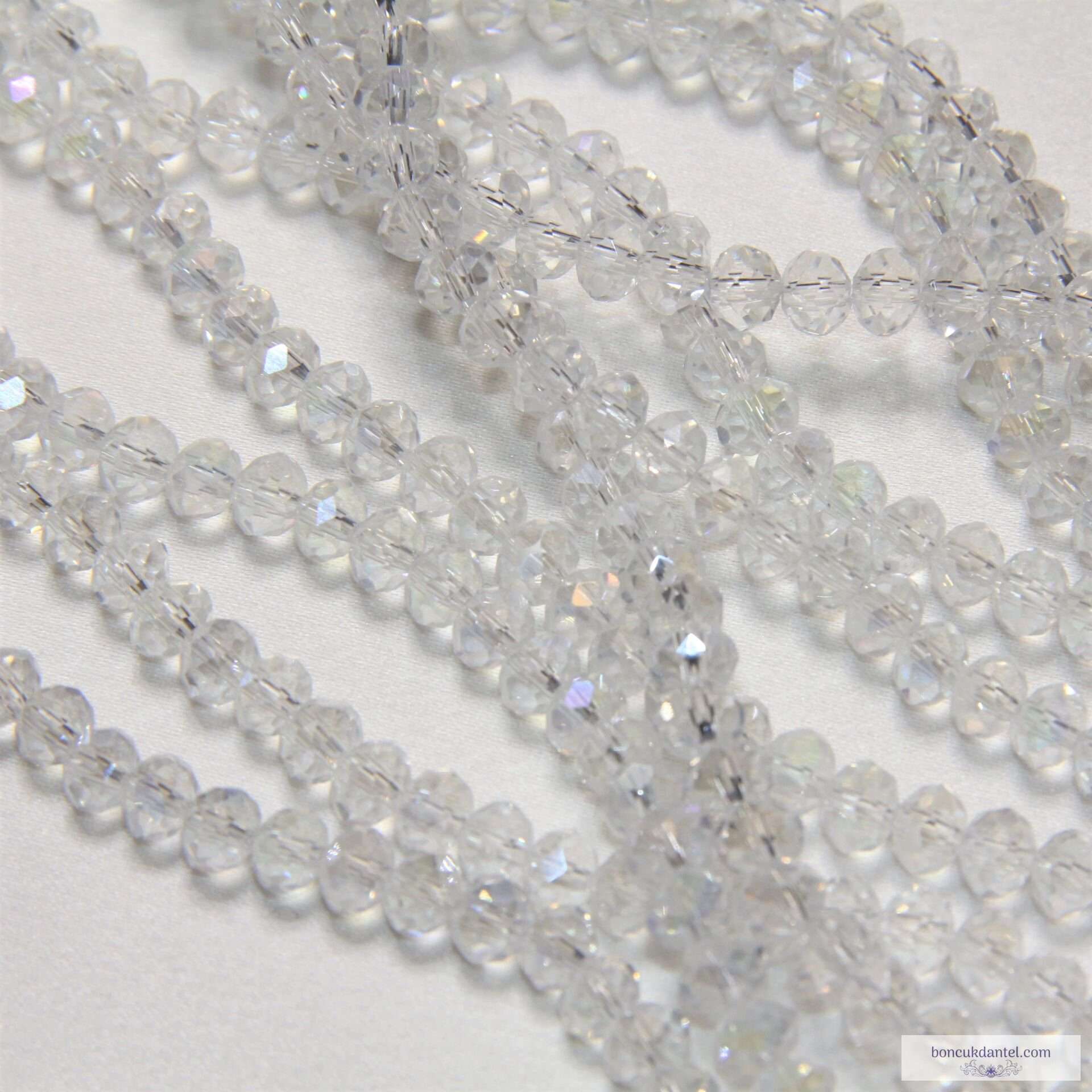 6mm Basık Dizi Kristal Az Janjan