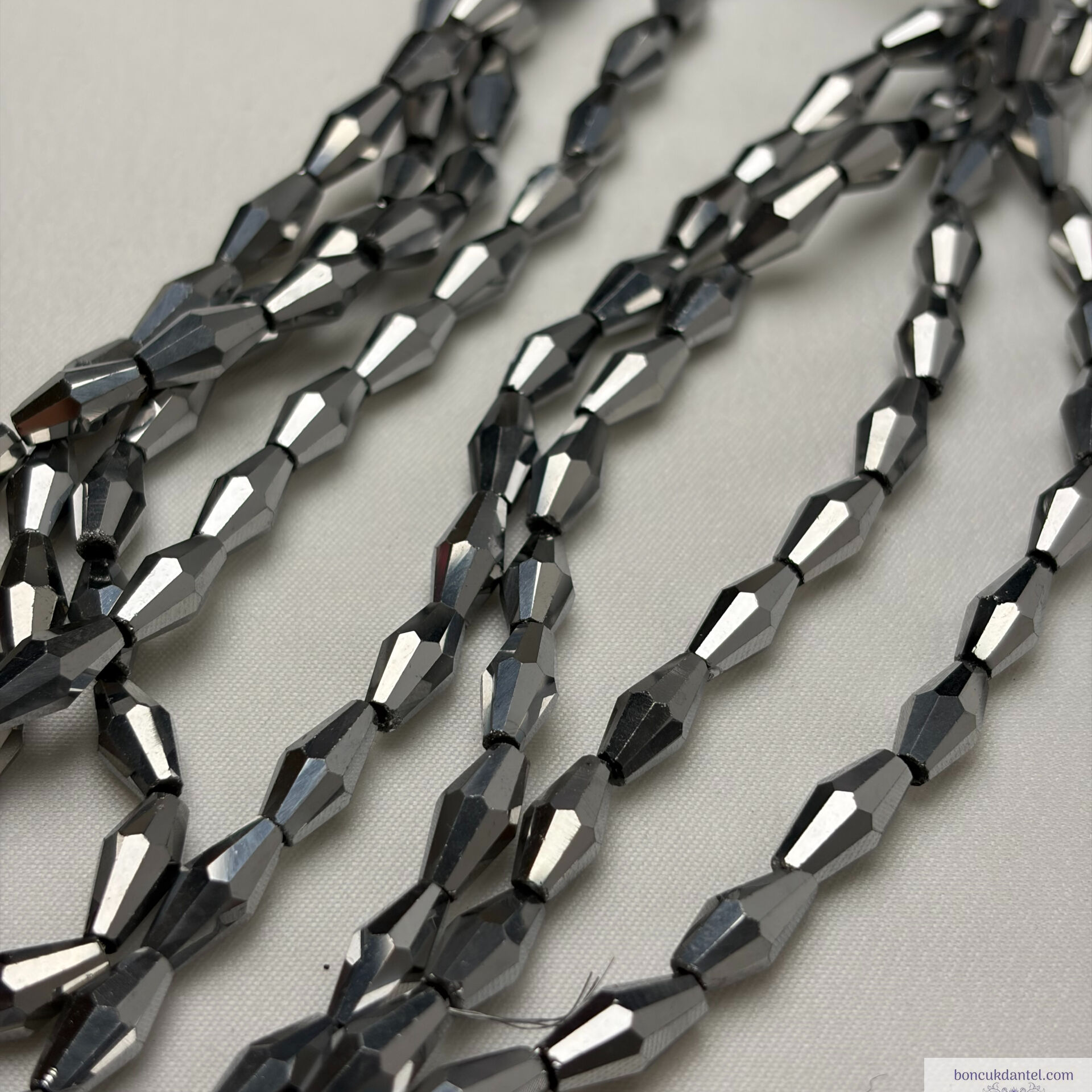 6x12mm Arpa Kaplama Gümüş Rengi