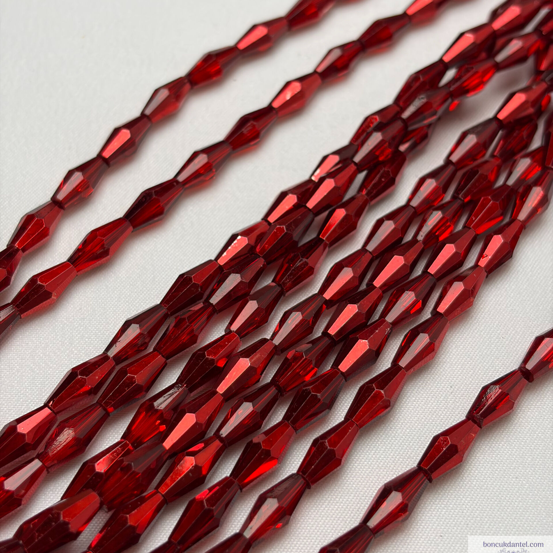 6x12mm Arpa Çift Kırmızı Rengi