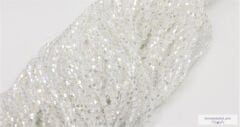 4mm Piramit Dizi Kristal Az Janjanlı Şeffaf Cam Rengi