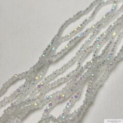 1mm Basık Kristal Çok Janjanlı Şeffaf Rengi
