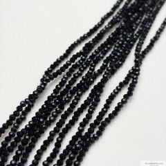 1mm Basık Kristal Siyah Rengi