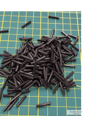 1.5 CM Boru Cam Boncuk Siyah Renk