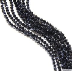 3mm Piramit Dizi Kristal Laci Rengi