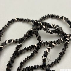 4mm Üçgen (Çapraz) Kristal Kaplama Antrasit Rengi