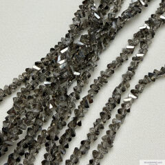 4mm Üçgen (Çapraz) Kristal Duman Rengi