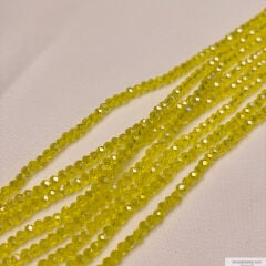 2mm Basık Kristal Limon Rengi