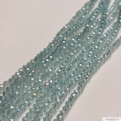 2mm Basık Kristal Mint Rengi