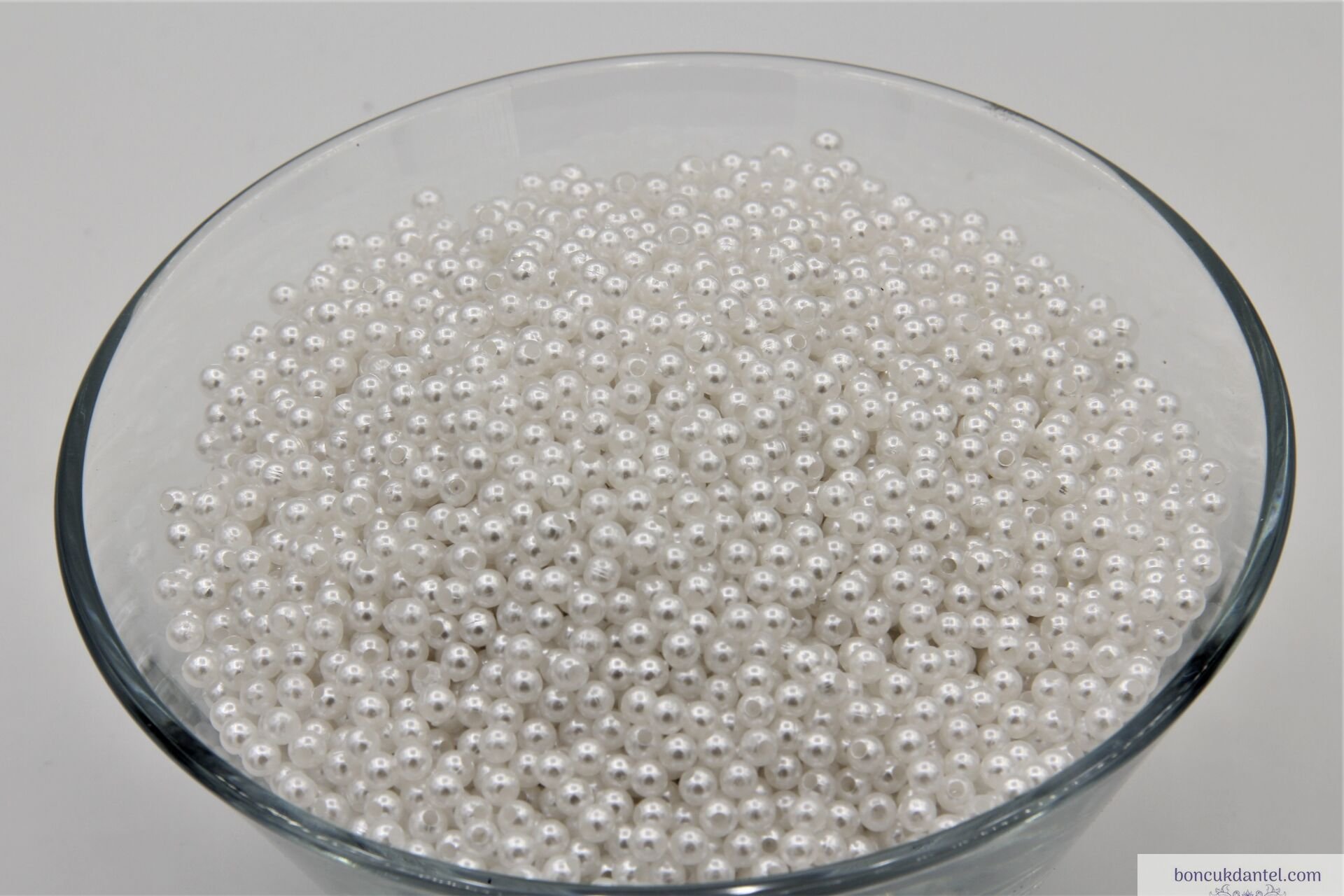 4mm Lüks İnci Kırık Beyaz Rengi (100) Gram
