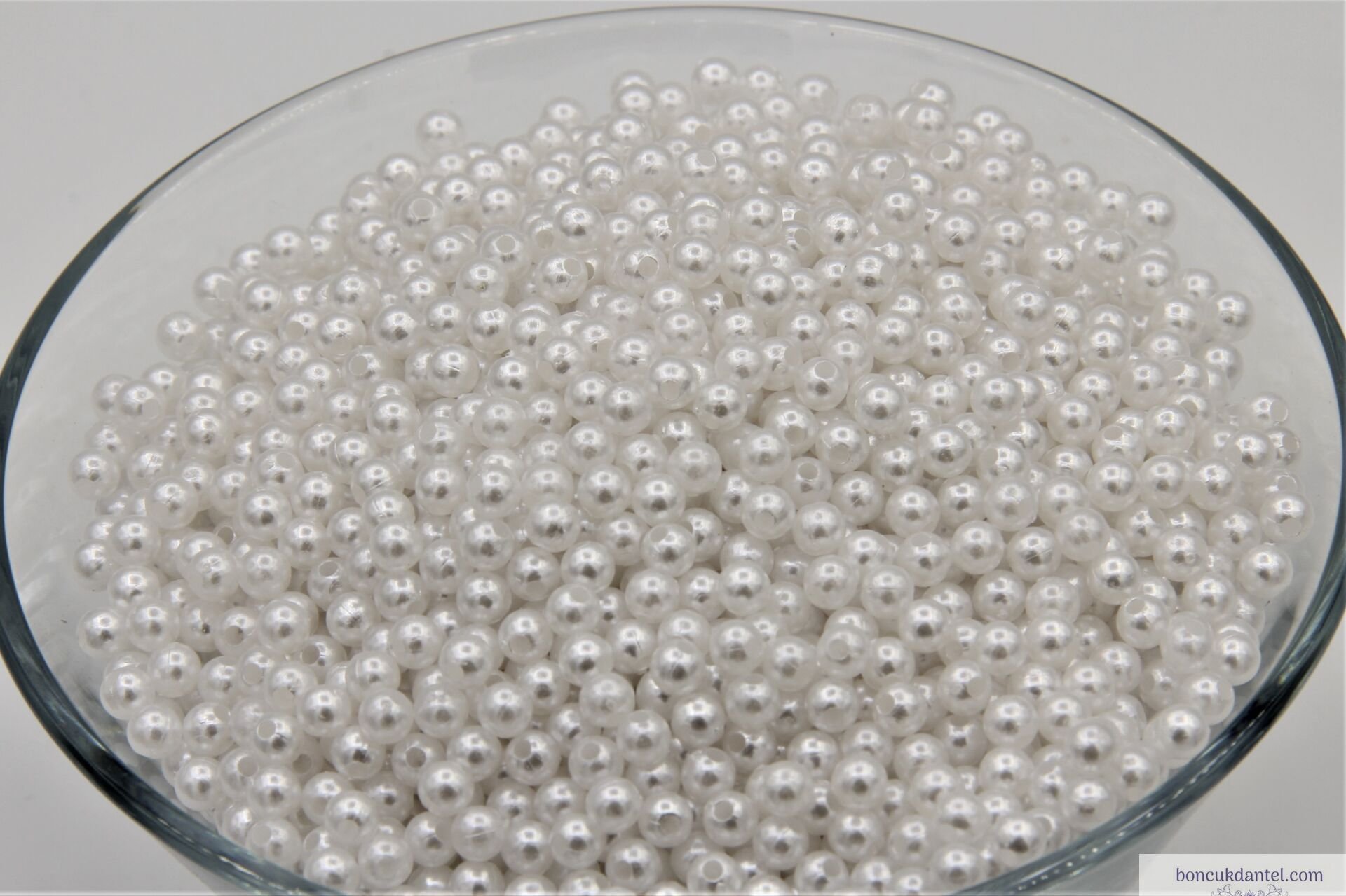 5mm Lüks İnci Kırık Beyaz Rengi (100) Gram