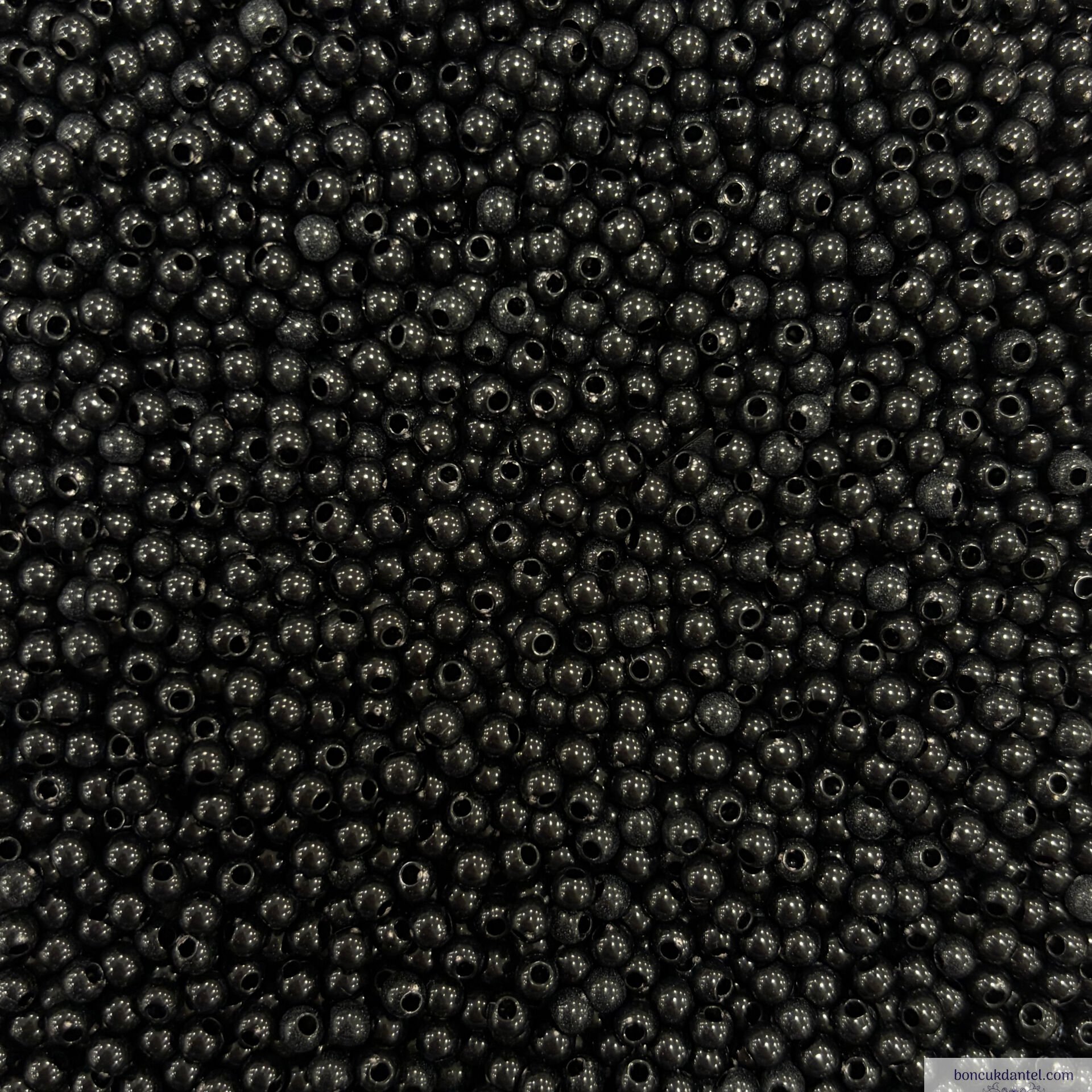 4mm Lüks İnci Siyah Rengi (100) Gram
