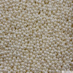 4mm Lüks İnci  Krem Rengi (100) Gram