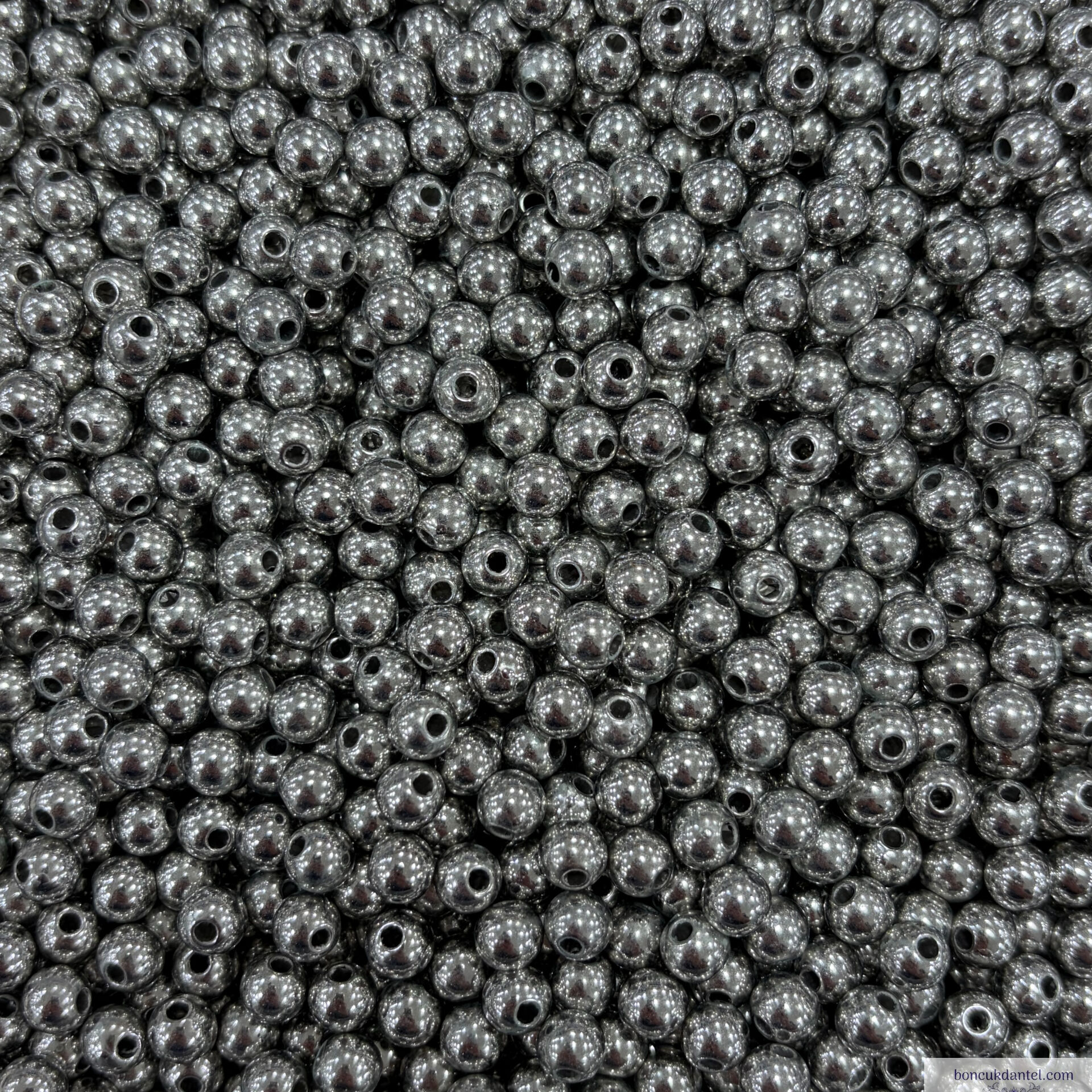 6mm Lüks İnci Antrasit Rengi (100) Gram