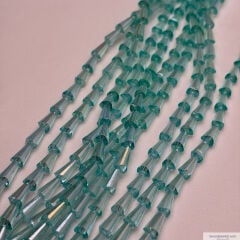 6x12mm Huni Kristal Mint Rengi