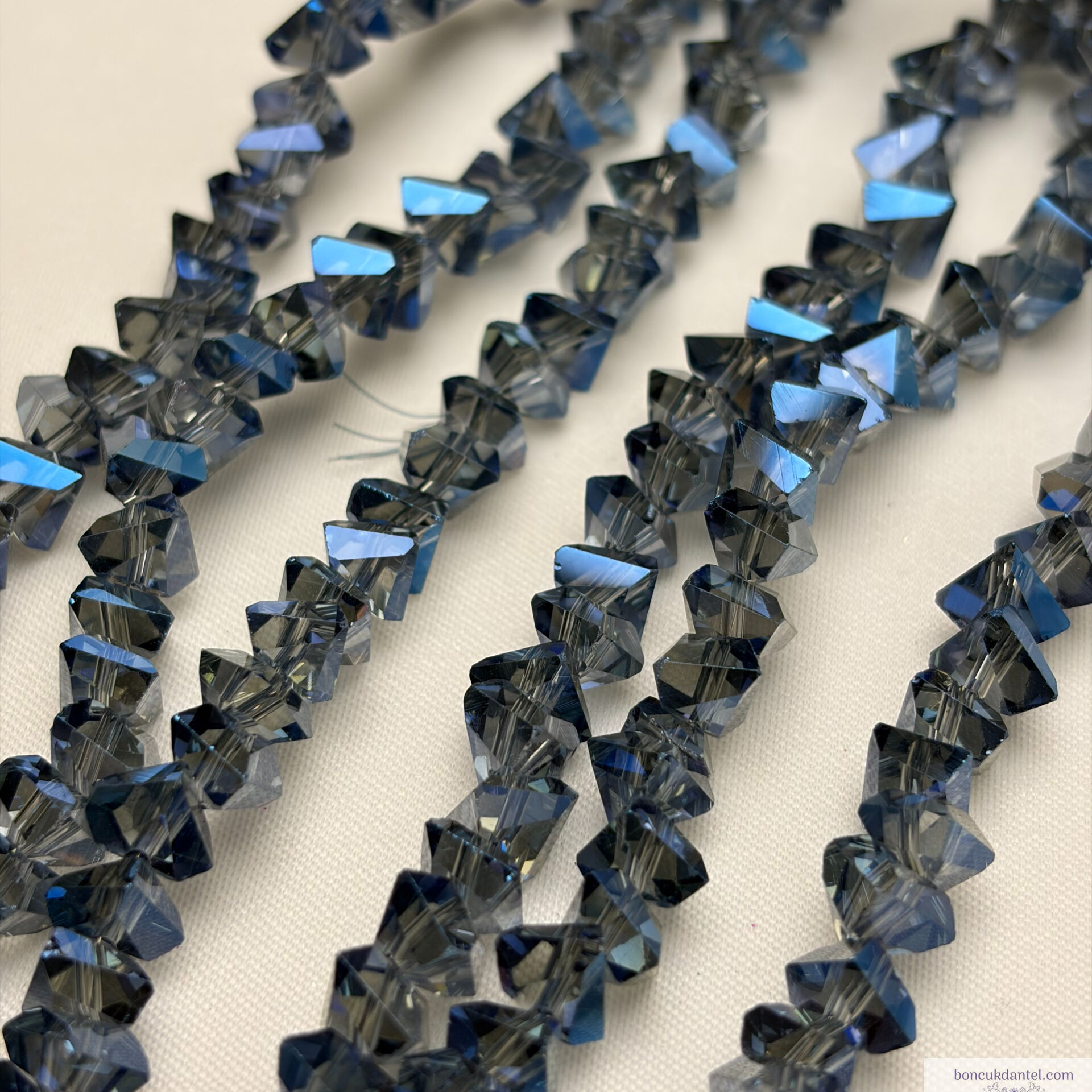 8mm Üçgen (Çapraz) İndigo Rengi