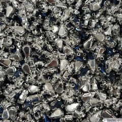 6x10mm Damla Kasalı Cam Taş Renkleri (100'lü) Paket Lacivert