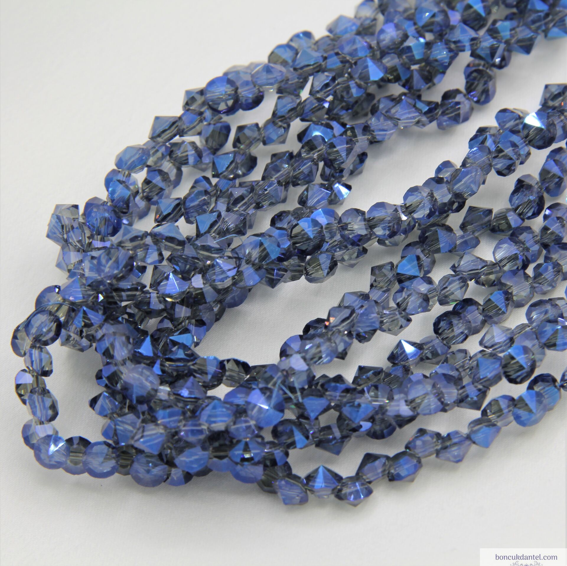 6mm Alttan Dikme Kristal İndigo Rengi