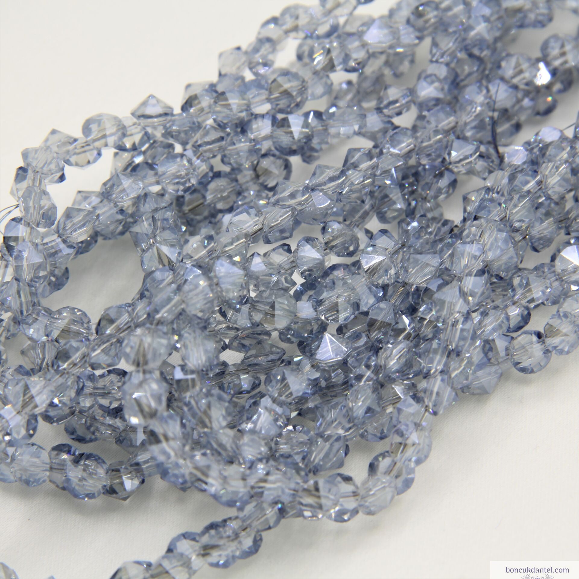 6mm Alttan Dikme Kristal Buz Mavisi Rengi