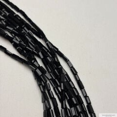 3x6mm Baget Kristal Siyah Rengi